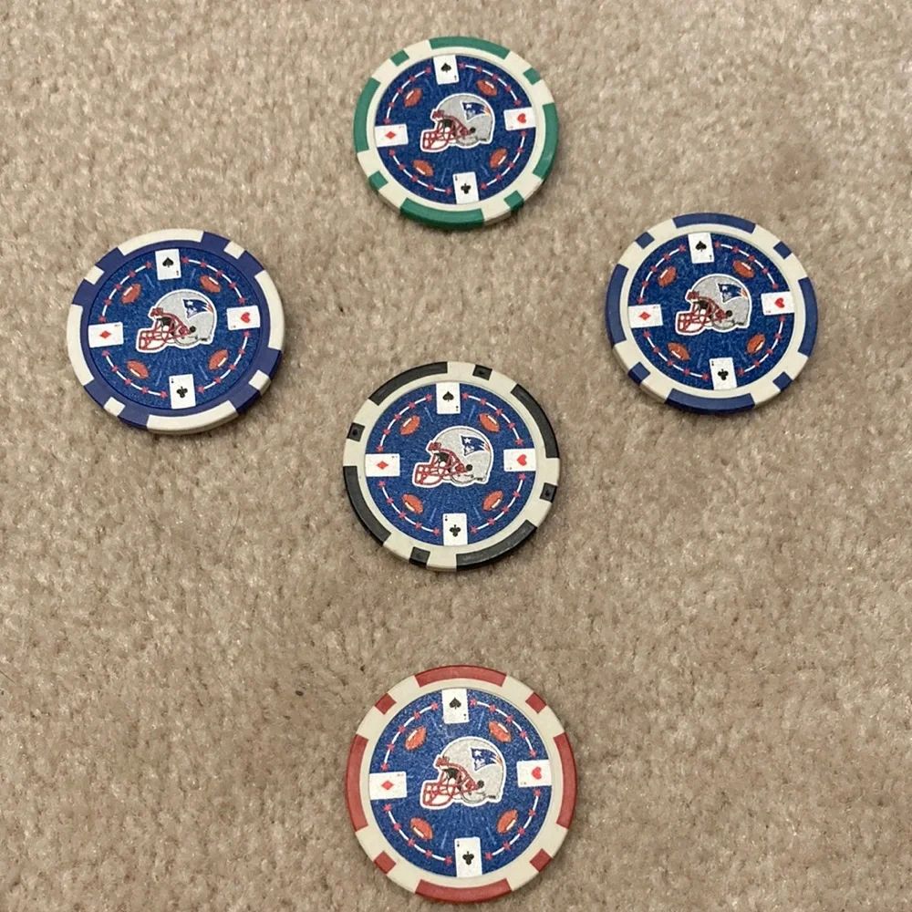 New England Patriots poker chips - Picture 14 of 14